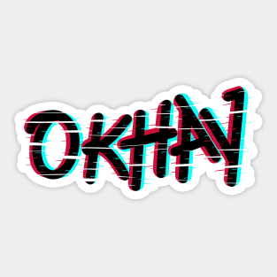 Okhay Glitch Effect Sticker